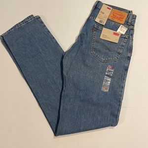 Levi’s SZ 32 x 38 550 Relaxed Fit Denim Blue Jeans Big & Tall New D8(e)